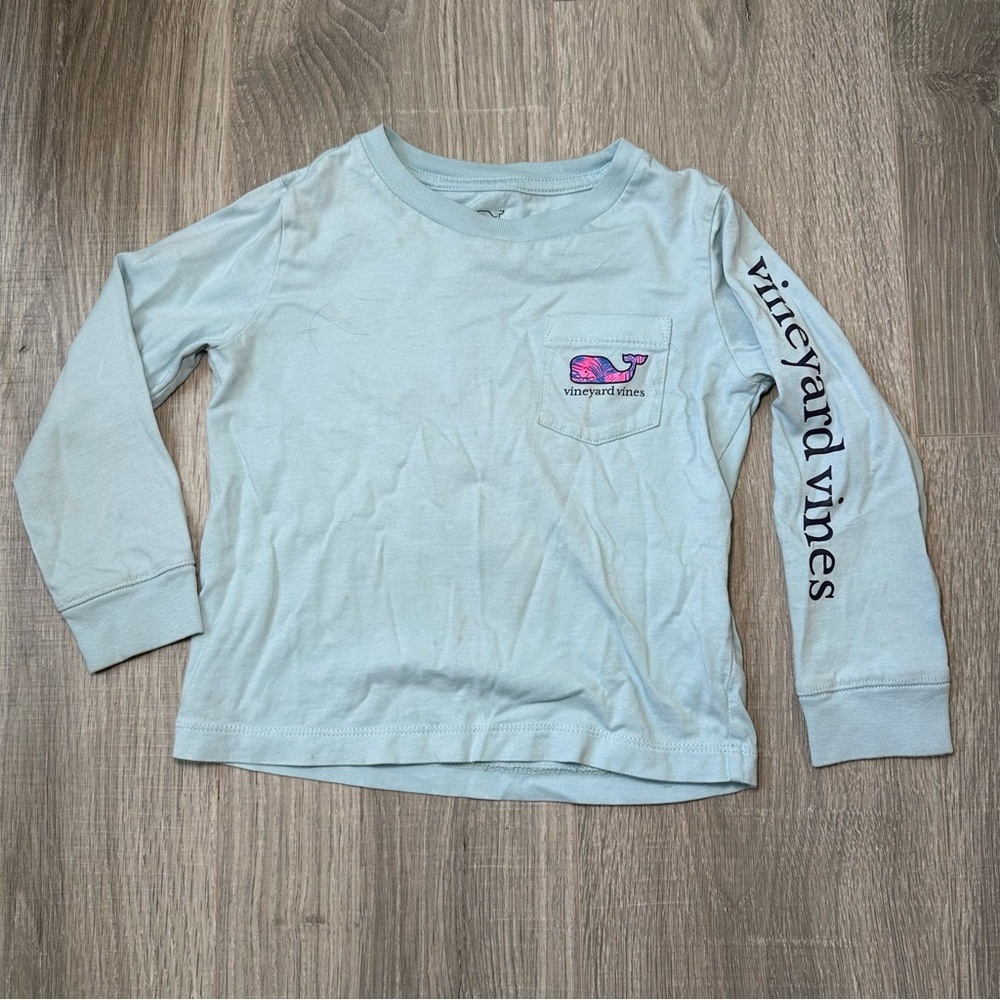 Vineyard Vines Blue Long Sleeve Tee